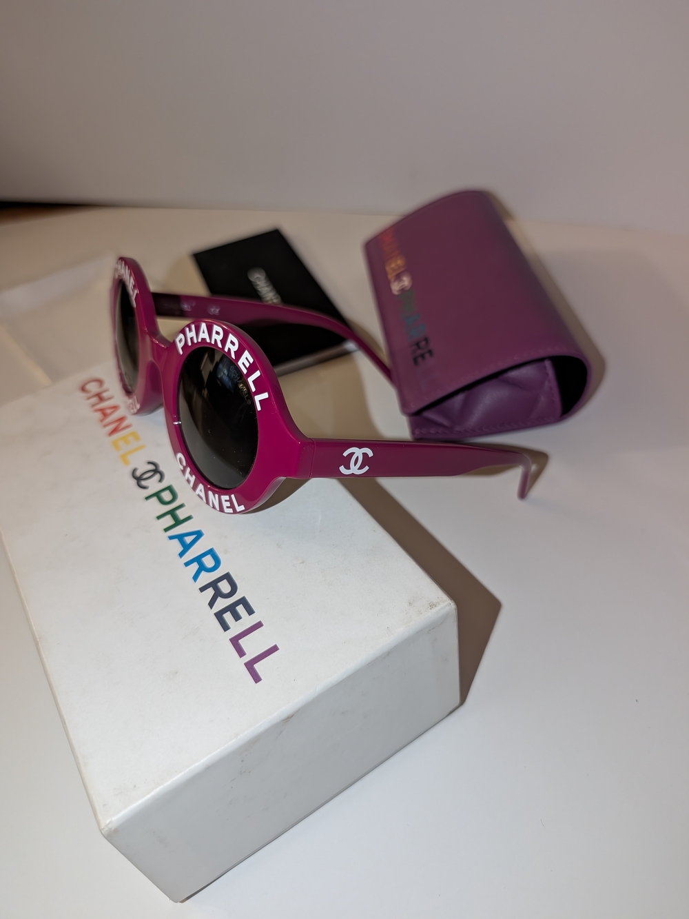 Chanel x Pharrell Williams Limited Edition Round Sunglasses 2019 Violet